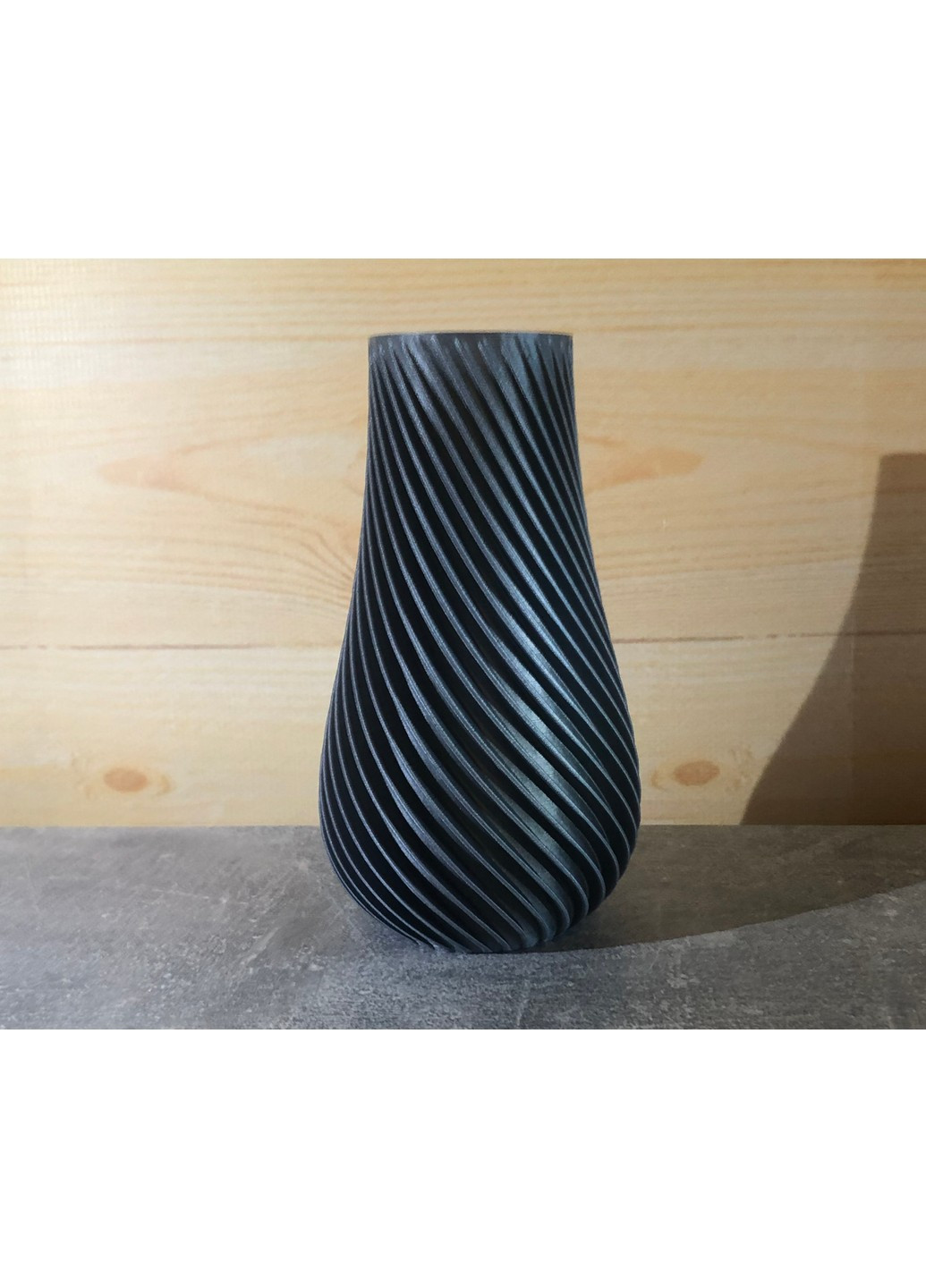 Декоративна тонкостінна ваза «Спіраль» ЗаСвіт (261555074)