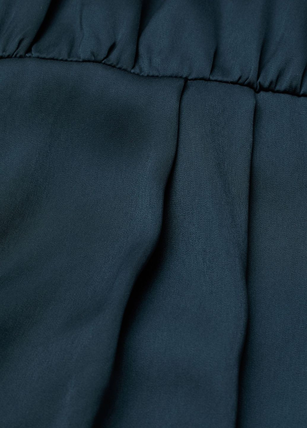 Комбинезон H&M однотонный темно-бирюзовый повседневный полиэстер