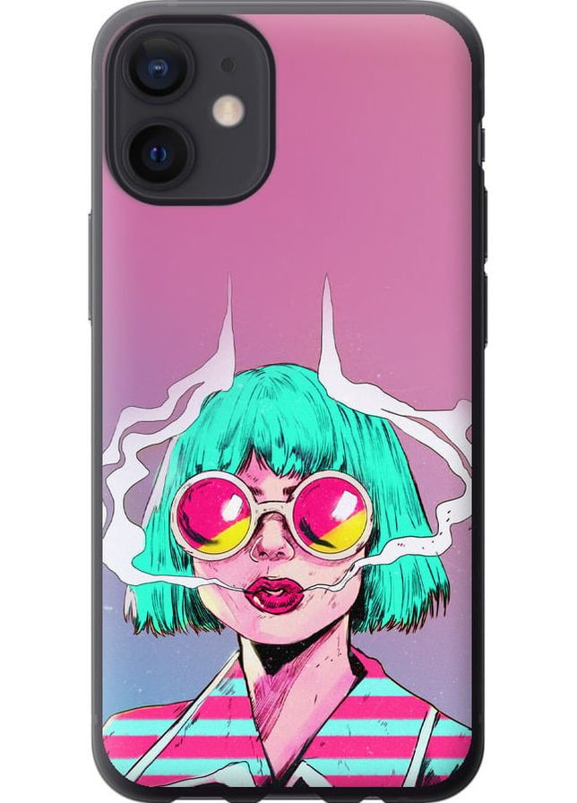 2D пластиковий чохол 'Поп арт дівчина' для Endorphone Apple iPhone 12 Mini (276192506)