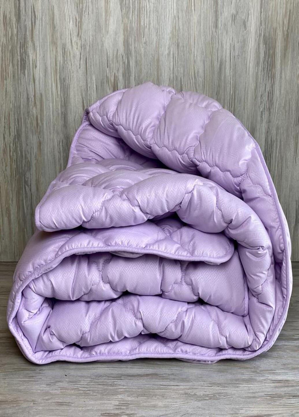 Одеяло холлофайбер зимнее евро 200х220 светло-фиолетовое ODA (263056496)