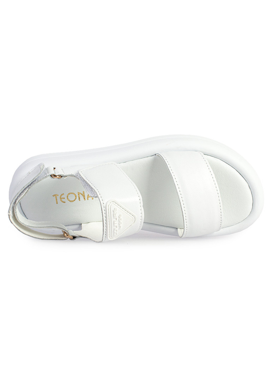 Белые босоножки женские бренда 8301396_(1) Teona на липучке