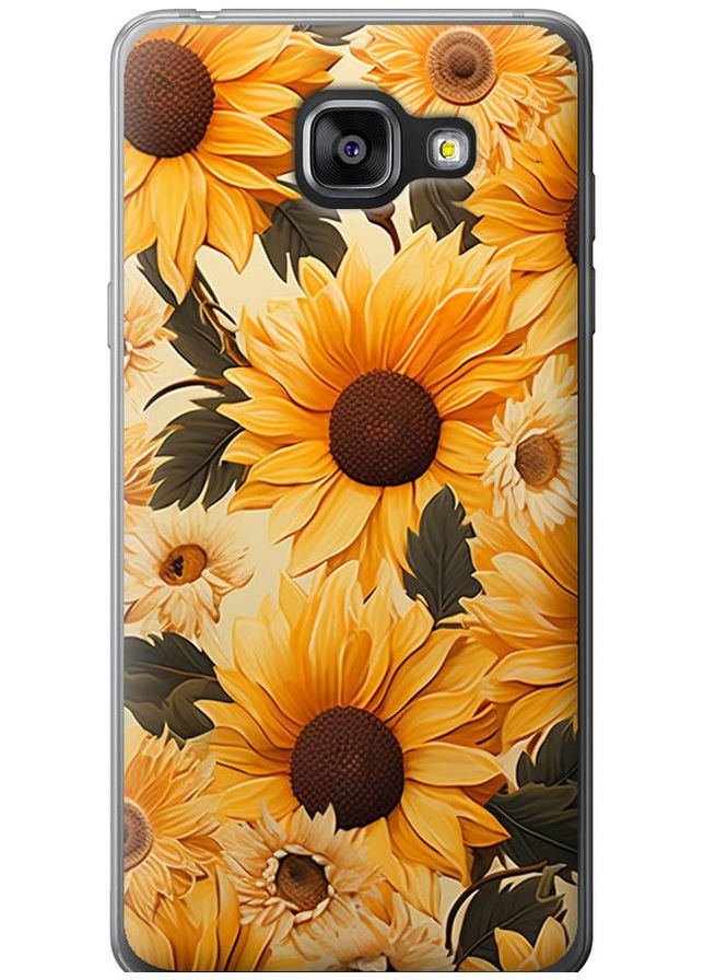Силиконовый чехол 'Подсолнухи 2' для Endorphone Samsung Galaxy A5 (2016) A510F (267236252)