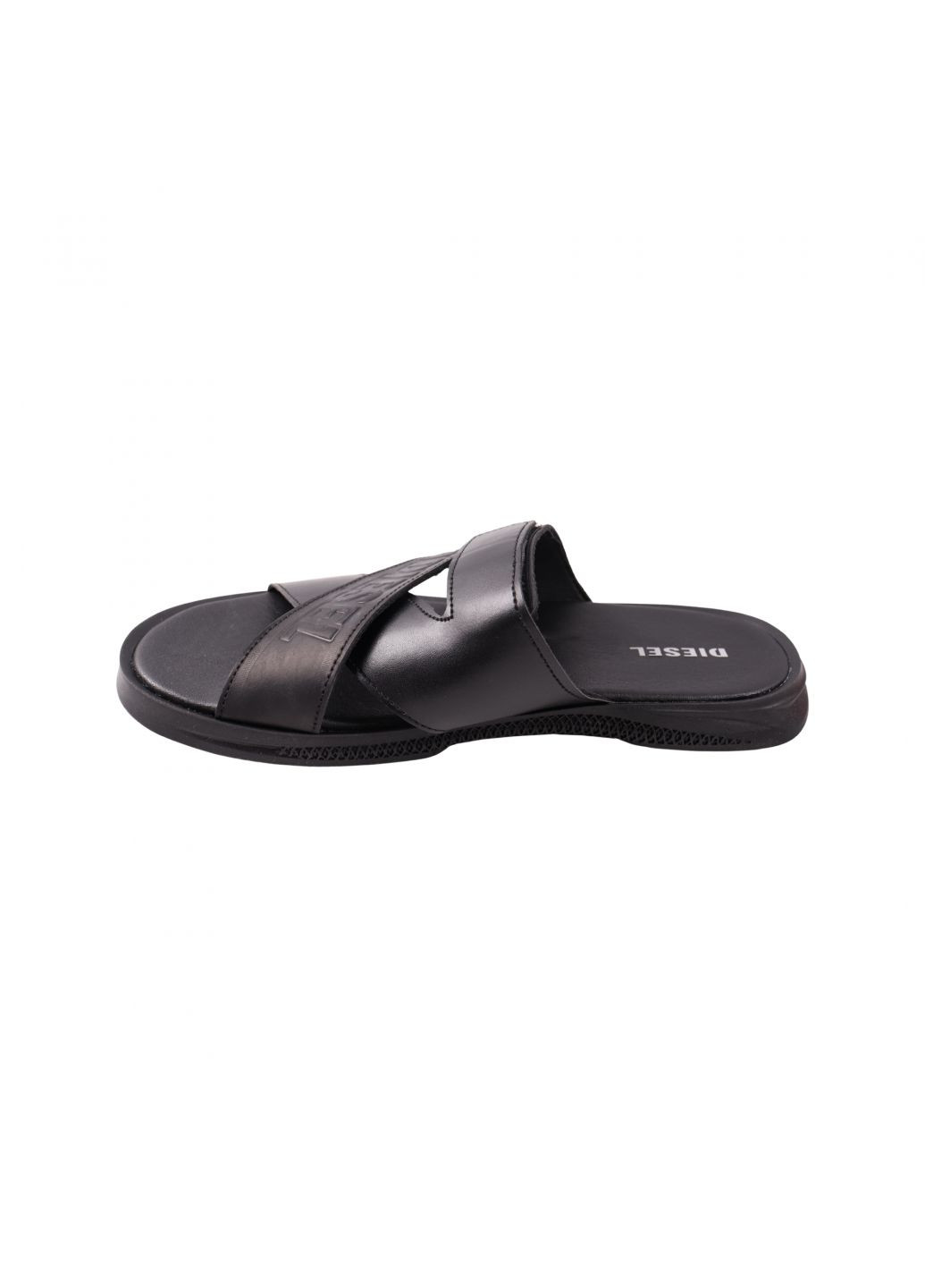 Шльопанці чоловічі чорні натуральна шкіра Maxus Shoes 131-23lshc (259112667)