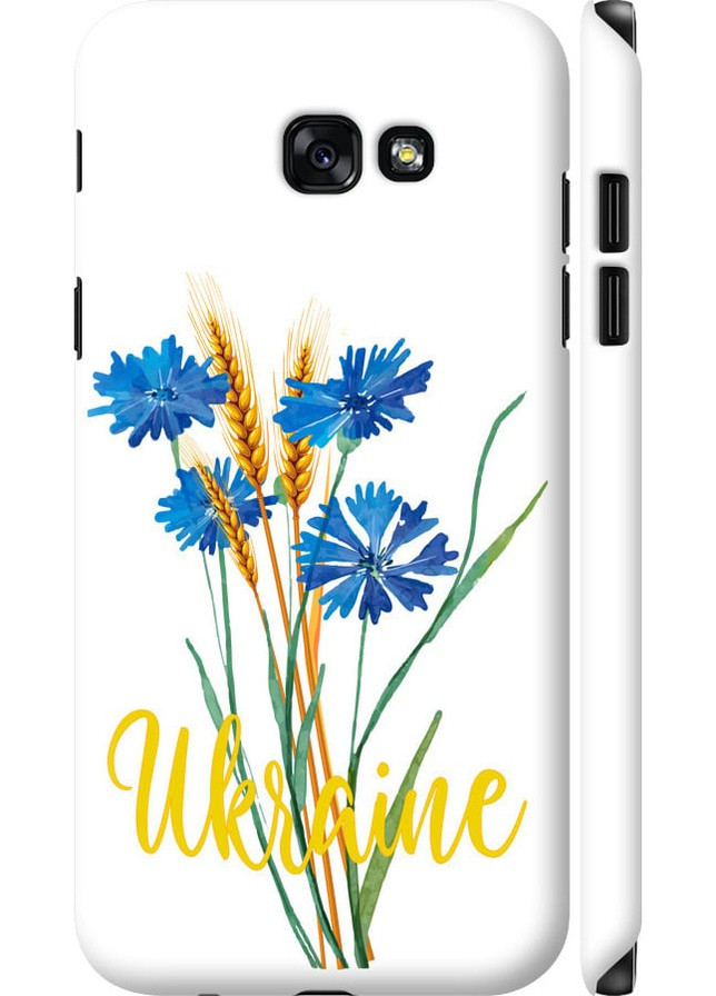 3D пластиковый матовый чехол 'Ukraine v2' для Samsung Galaxy A7 (2017) Endorphone Samsung Galaxy A7 (2017) (257903675)