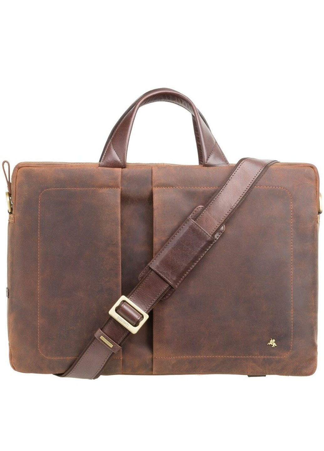 Чоловіча шкіряна сумка TC78 Octo 15 (Havana Tan) Visconti (262086589)