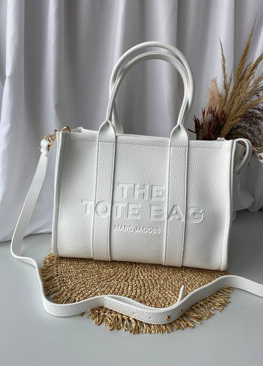 Сумка жіноча 13002 Marc Jacobs tote bag white (260375993)