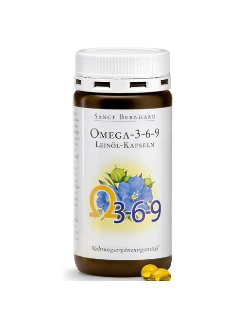 Omega-3-6-9 (flax oil) 500 mg 180 Caps Sanct Bernhard (276078880)