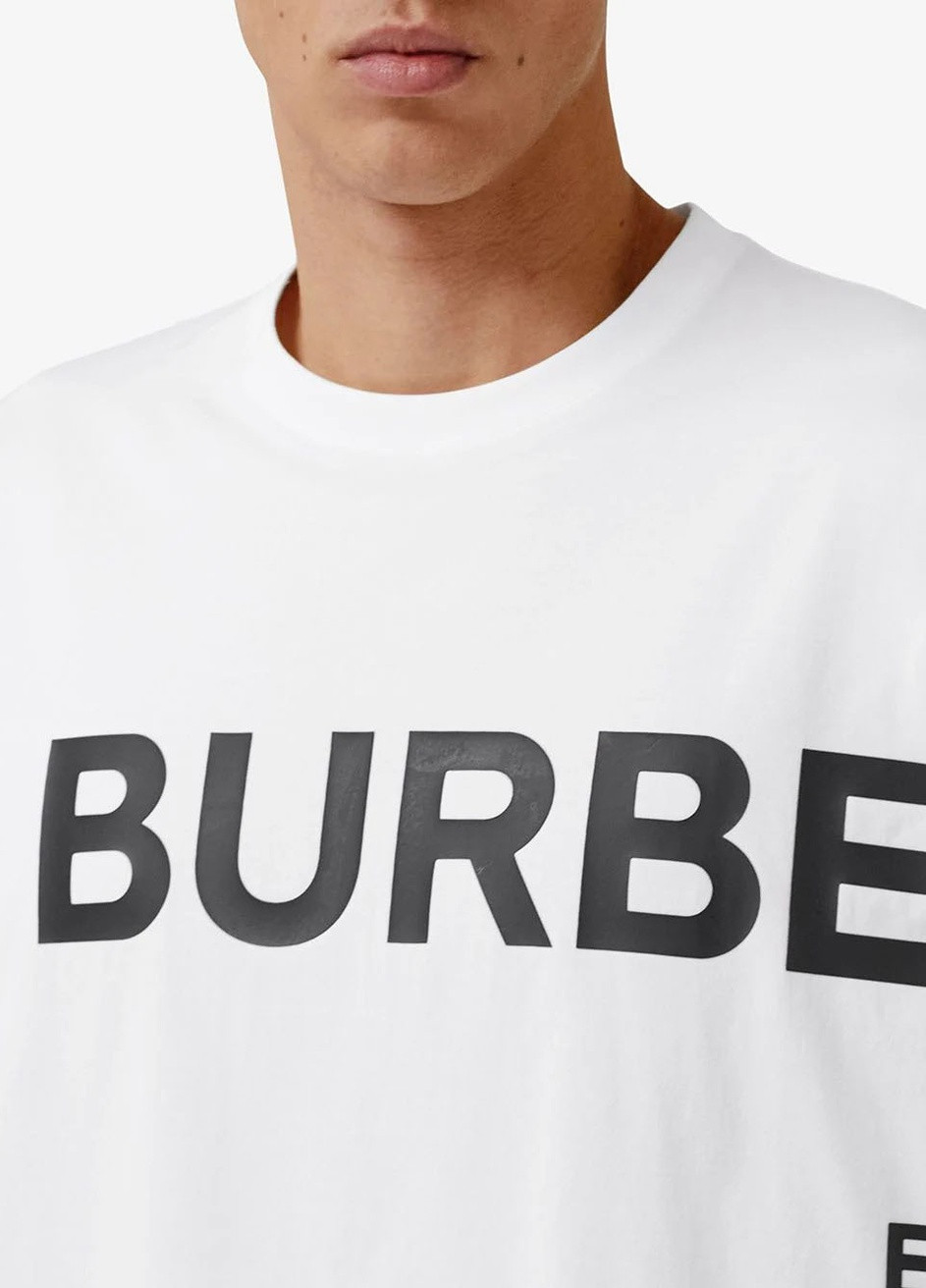 Белая футболка Burberry