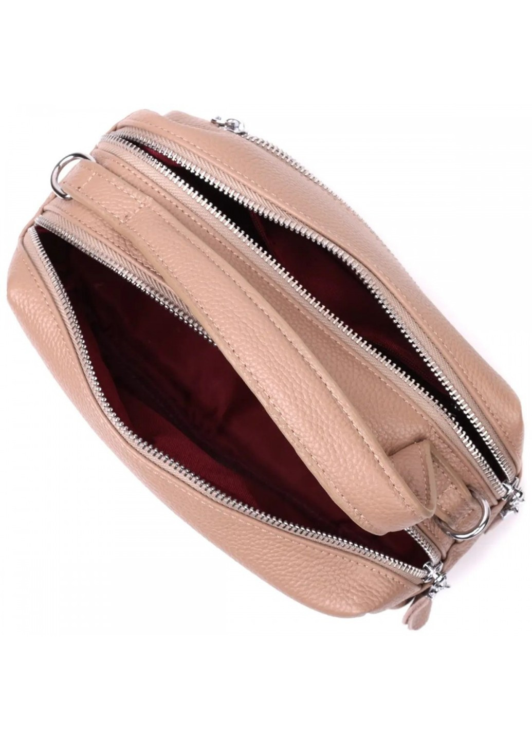 Молодежная женская кожаная сумка через плечо 22345 Vintage (276705720)