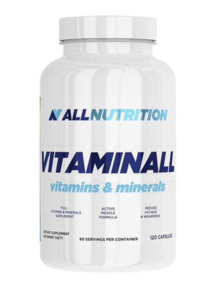 All Nutrition VitaminALL Vitamins & Minerals 120 Caps Allnutrition (256722210)