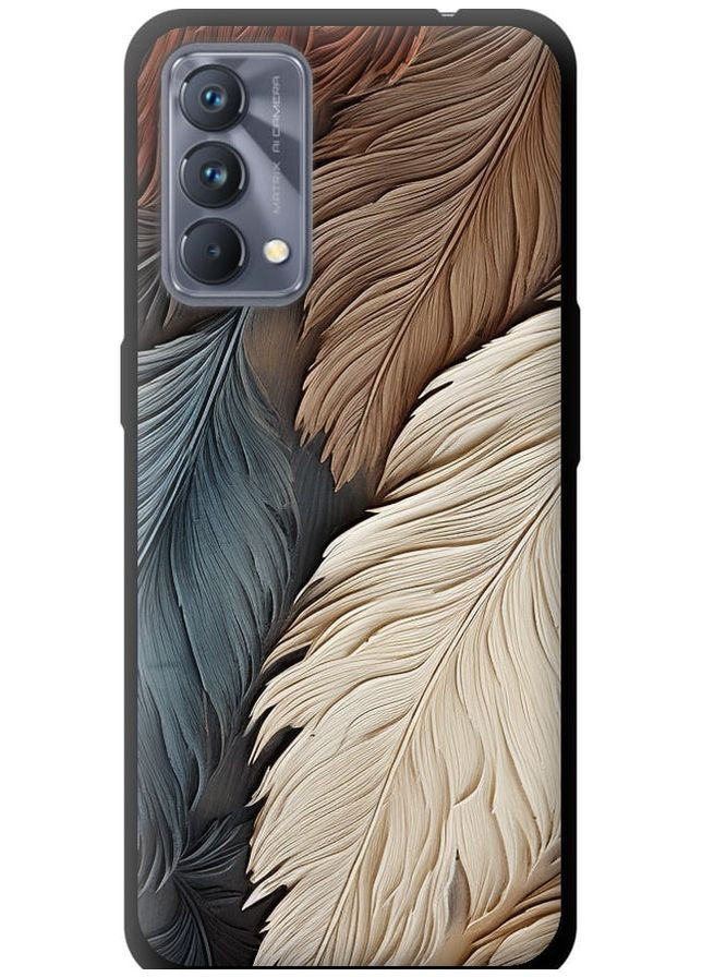 TPU чорний чохол 'Листя в стилі бохо' для Endorphone Realme GT Master (265395187)