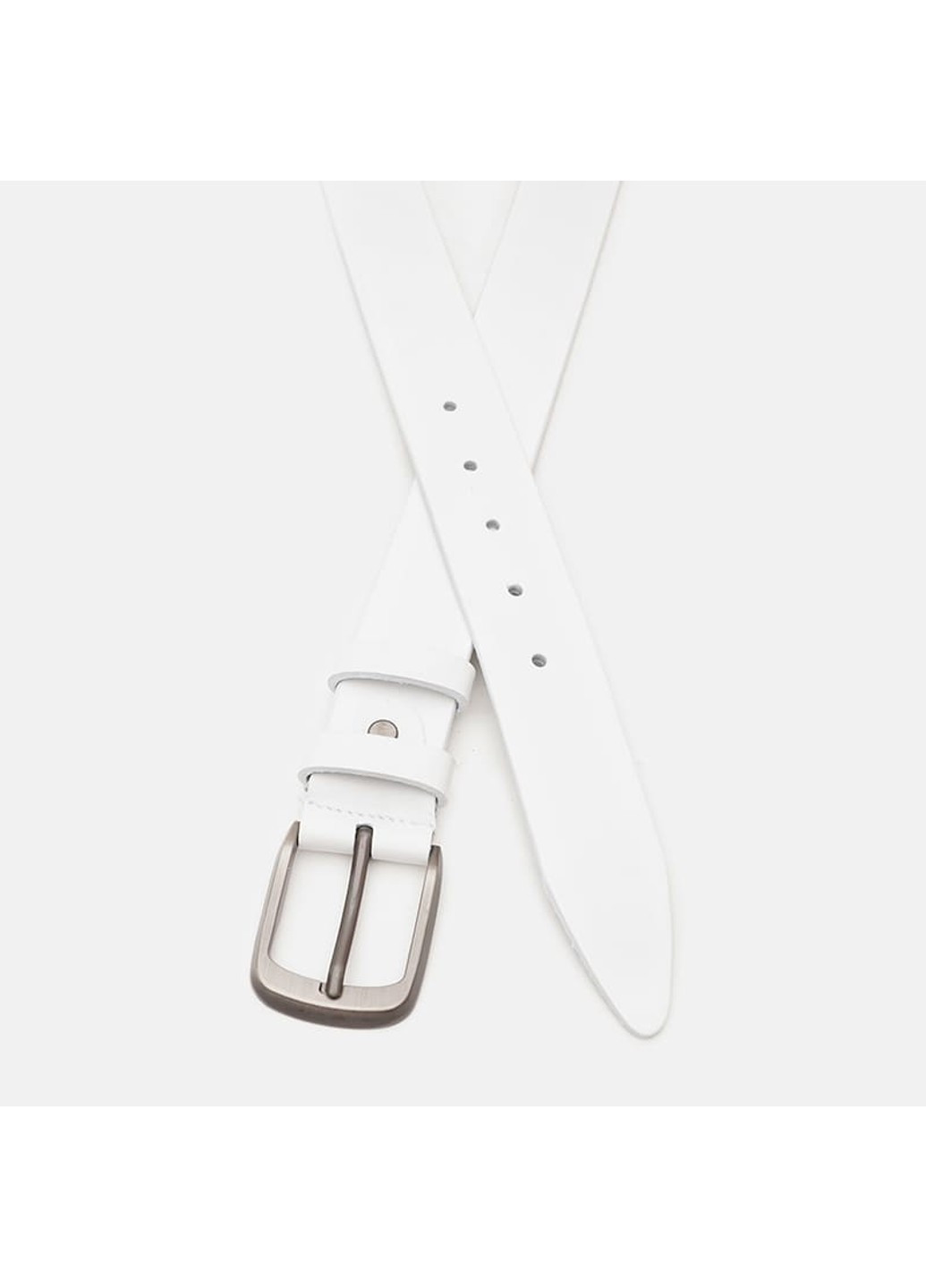 Мужской кожаный ремень V1115FX06-white Borsa Leather (266143993)