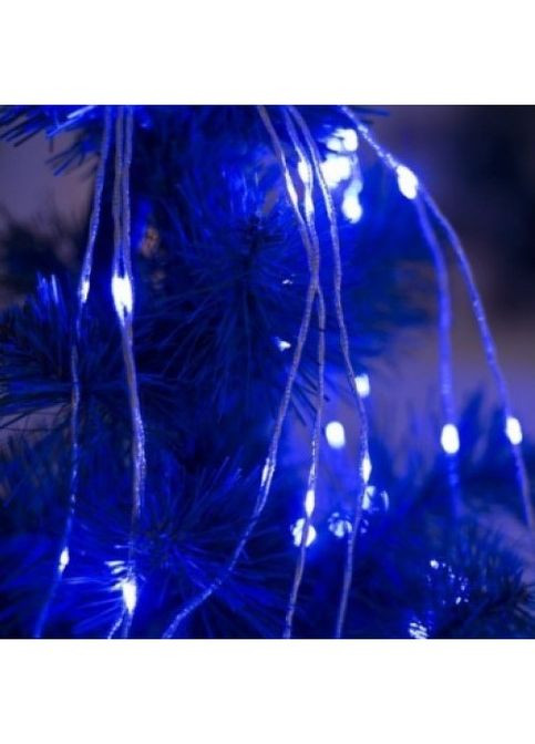 Гірлянда-пучок електрична "Кінський хвіст" на 200 світлодіодів 10 ниток 2 м по 20 діодів статичний режим Синій Led (262805860)