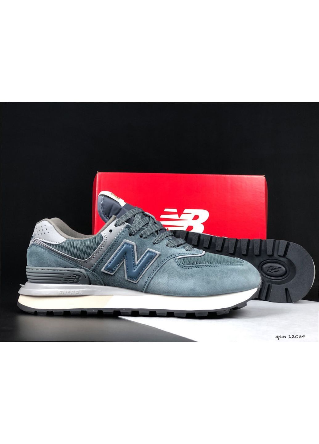 Серые демисезонные кроссовки мужские 574 classic, вьетнам New Balance