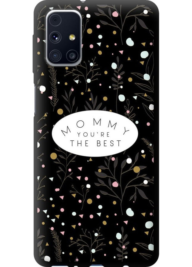 TPU черный чехол 'Лучшая мама' для Endorphone Samsung Galaxy M31s M317F (258181994)