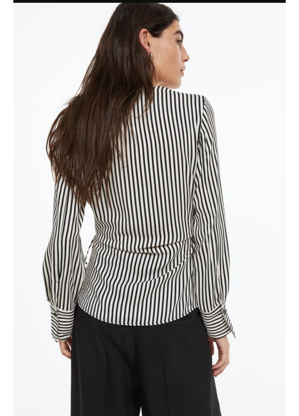 Черная коктейльный рубашка H&M