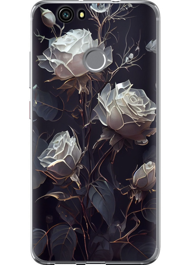 2D пластиковый чехол 'Розы 2' для Endorphone Huawei Nova (258758324)