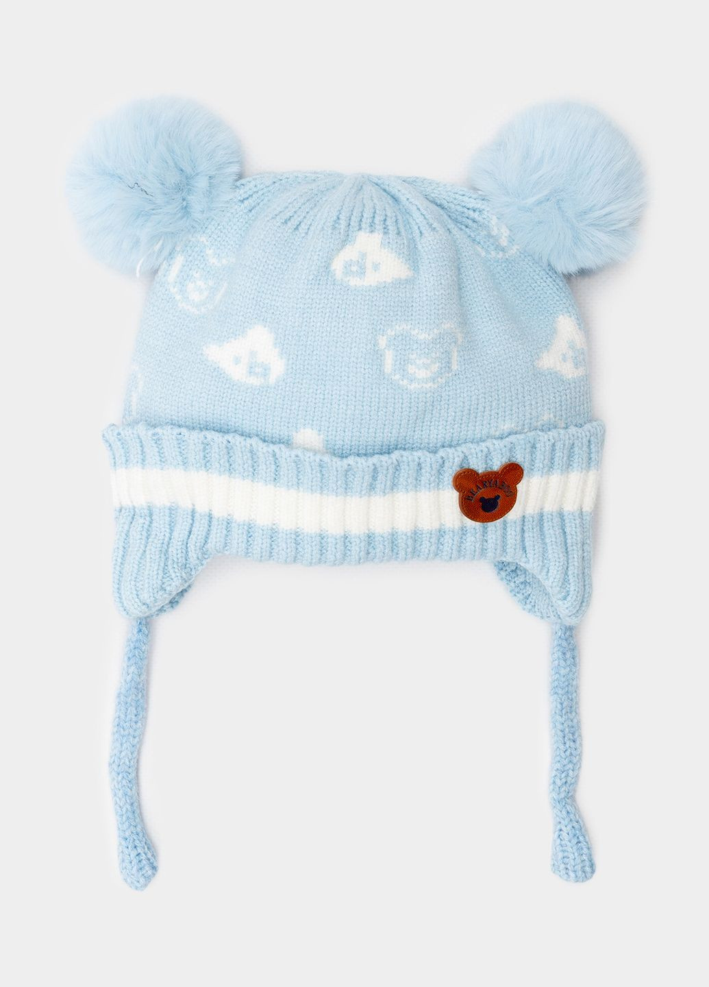 Шапка для хлопчика колір блакитний ЦБ-00228188 No Brand (267721594)