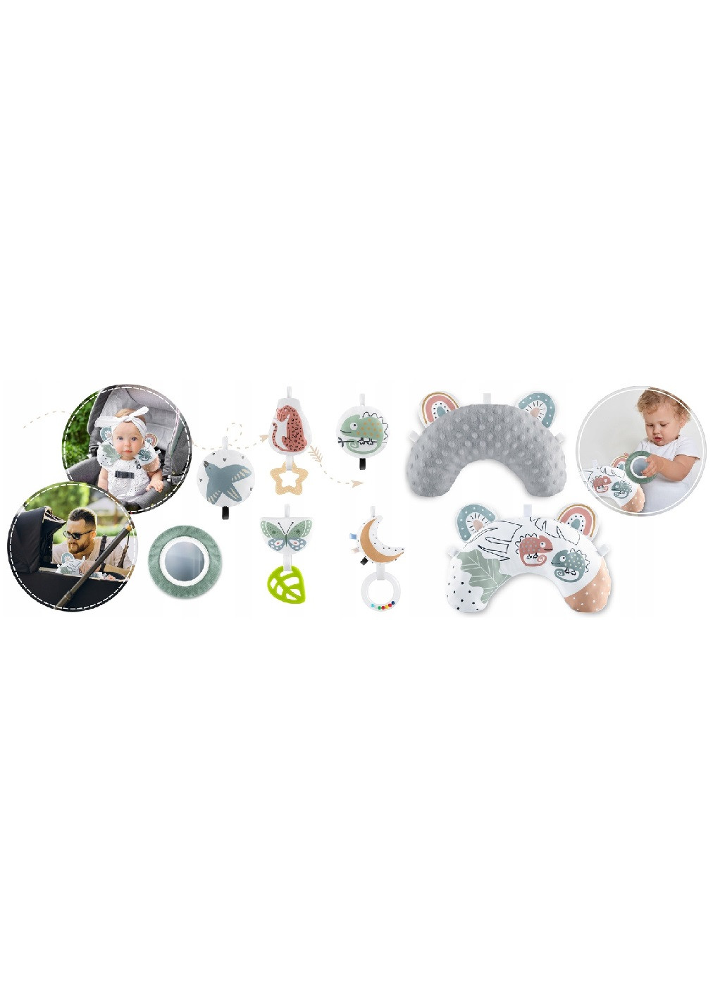 Большой развивающий интерактивный коврик комплекс для детей младенцев малышей 50.5х100х100 см (475238-Prob) Лев Unbranded (263678370)