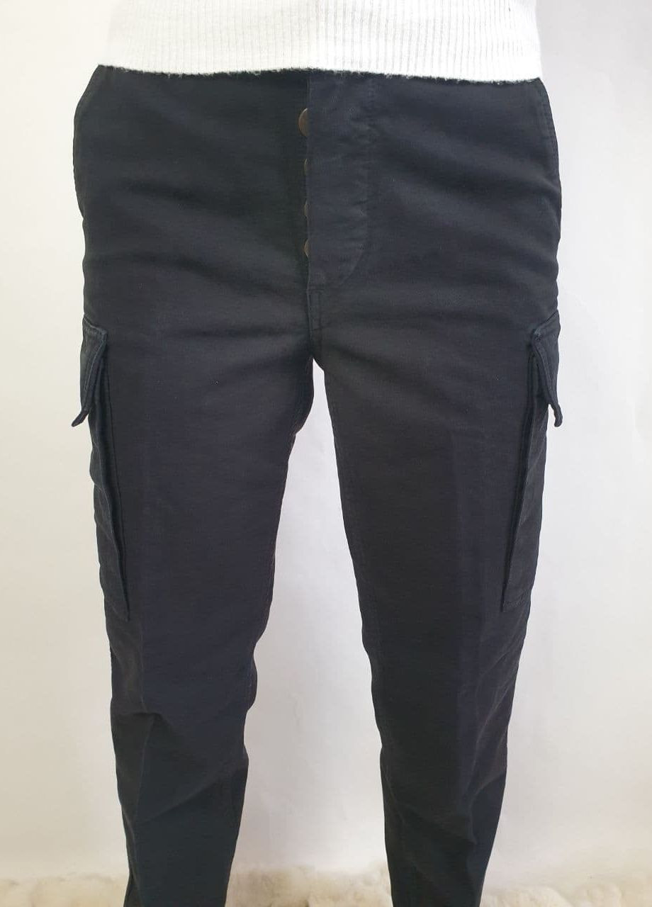 Черные кэжуал демисезонные брюки XLE