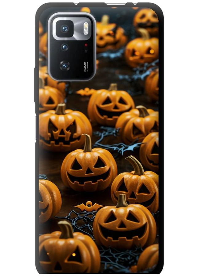TPU черный чехол 'Тыквы 2' для Endorphone Xiaomi Redmi Note 10 Pro 5G (266806352)