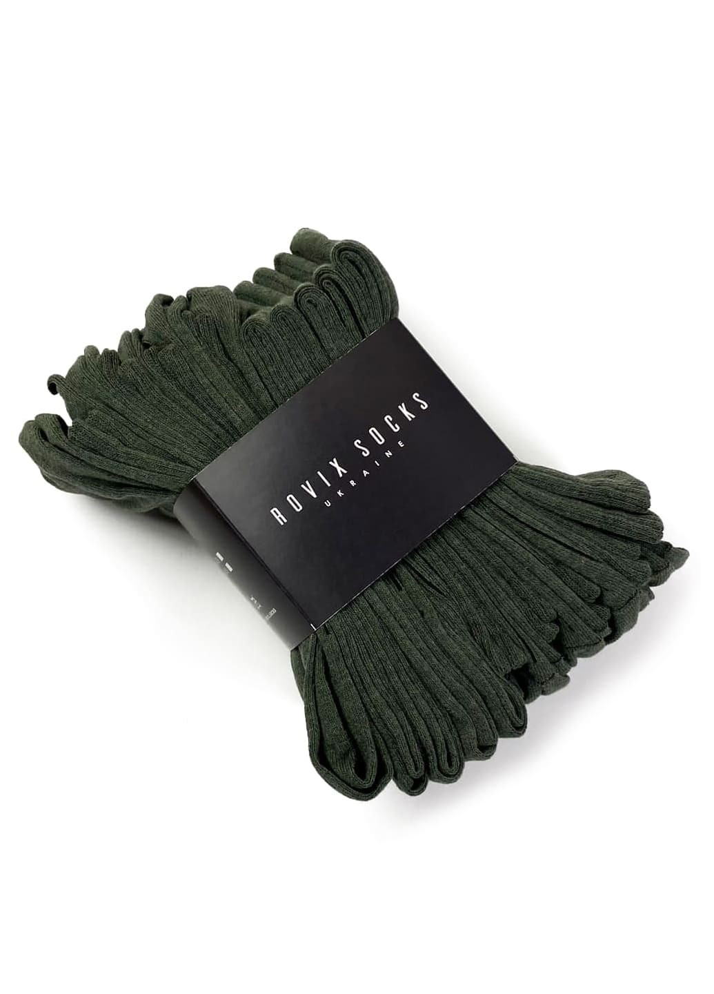 Хакі набір шкарпеток mhk-10r57tr 39-42 10 пар хакі Rovix смужки (258526693)