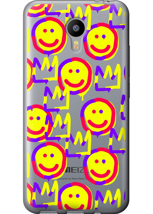 2D пластиковый чехол 'Смайлики v2' для Endorphone Meizu M2 Note (258213301)