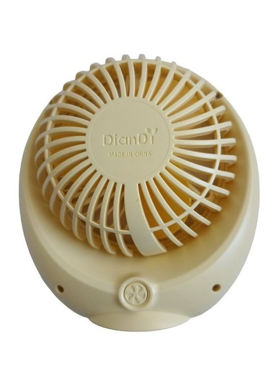 Настільний вентилятор портативний DianDi Mini Fan SQ-1978A акумуляторний з USB-зарядкою Жовтий No Brand (277927839)
