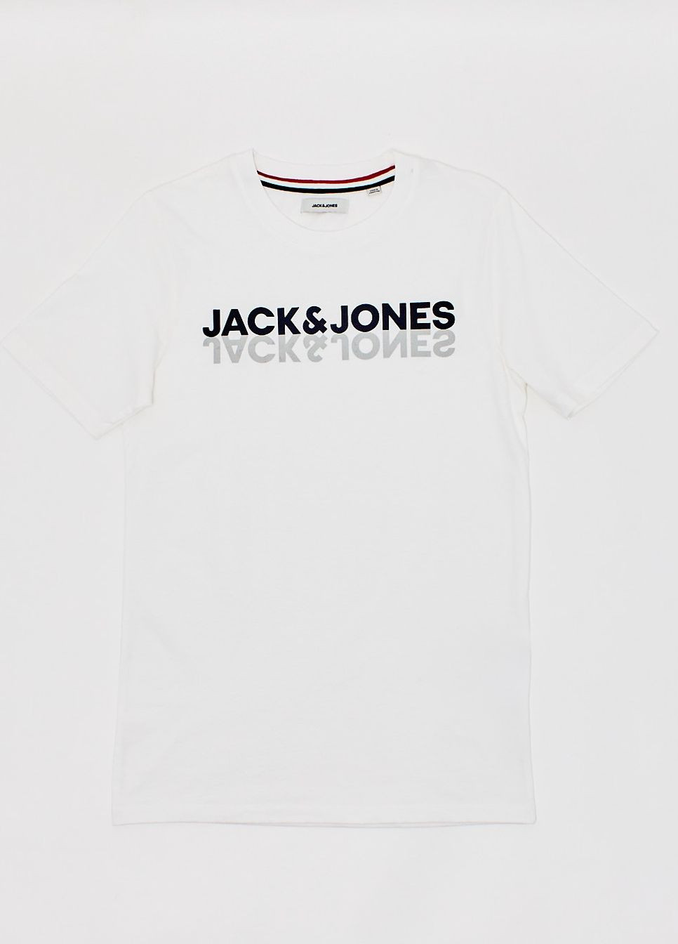 Біла футболка,білий з принтом, JACK&JONES