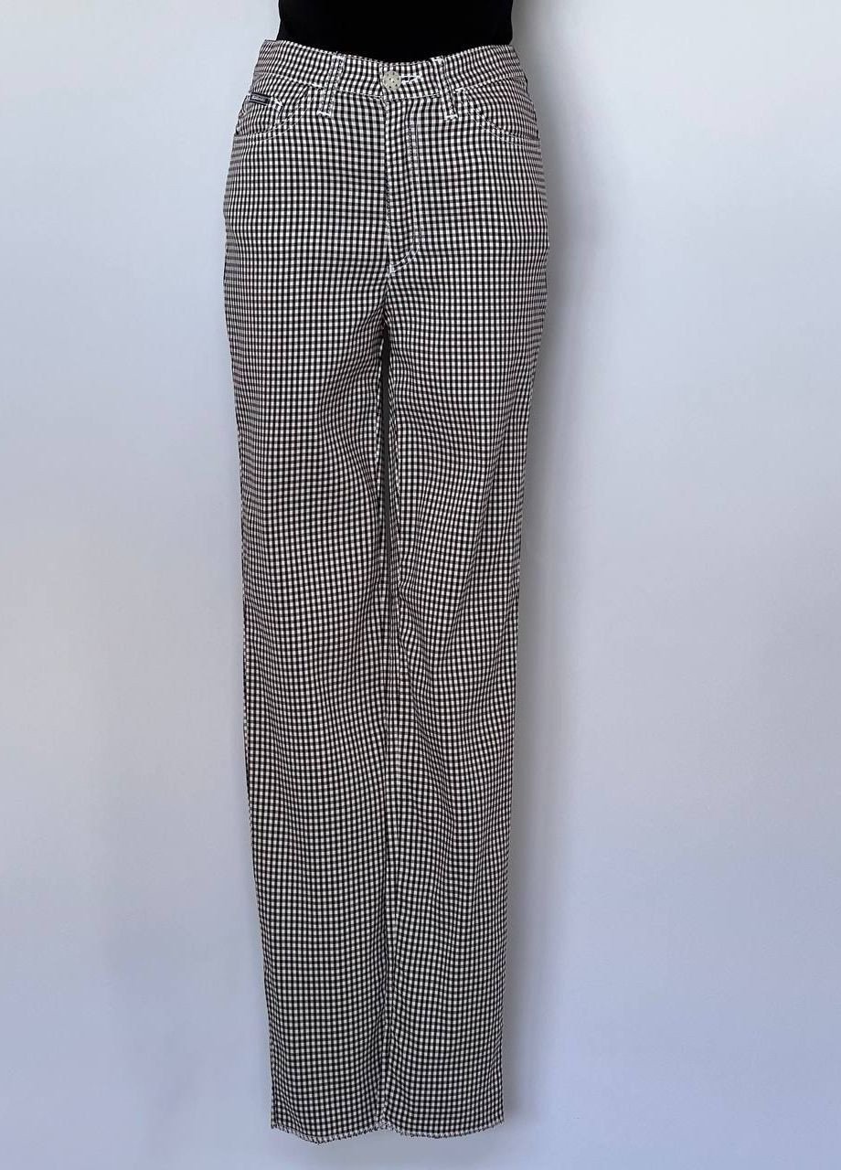 Комбинированные кэжуал демисезонные брюки Anna Sui