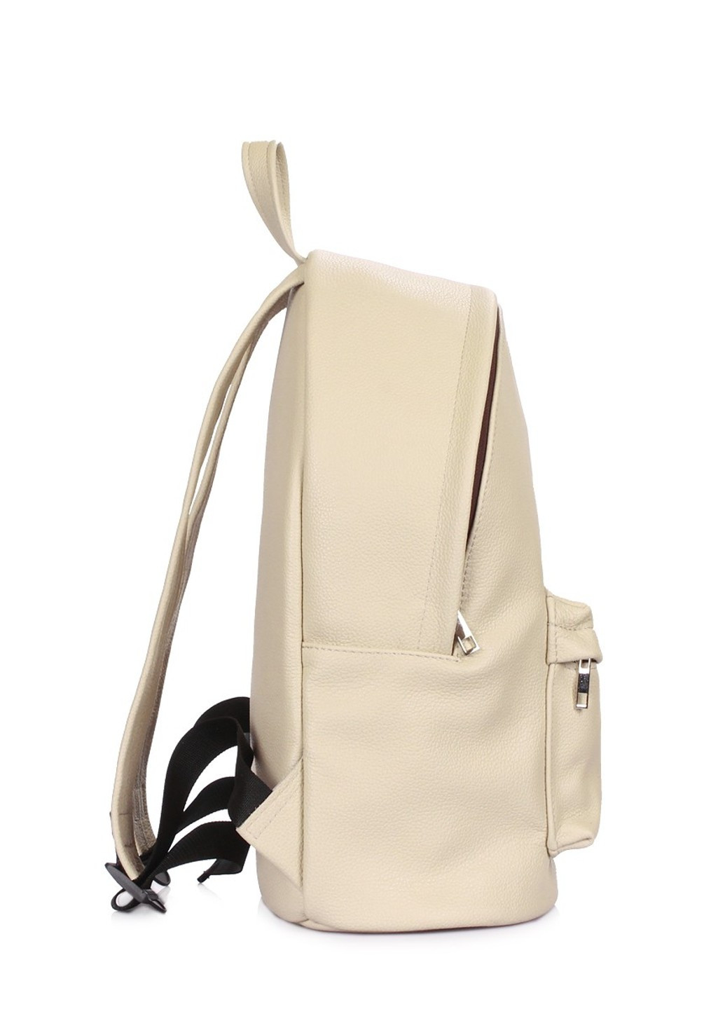 Стильный городской кожаный рюкзак backpack-leather-beige PoolParty (262892104)