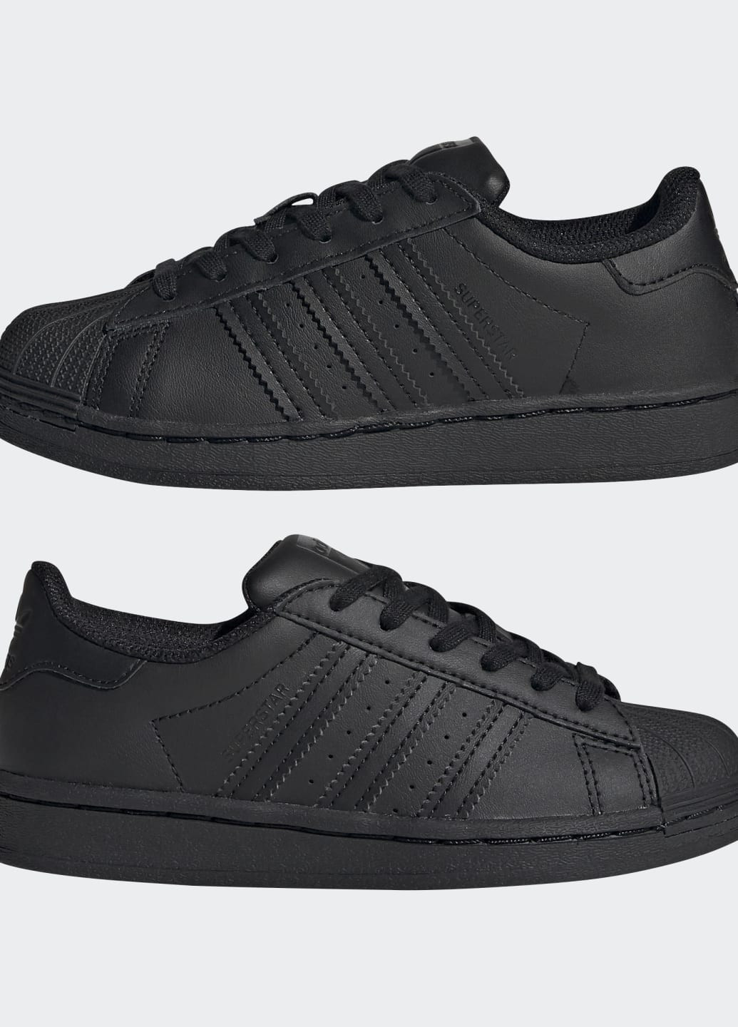 Чорні кросівки superstar adidas