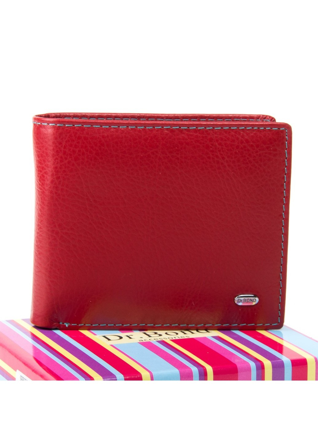 Жіночий шкіряний гаманець Rainbow WRS-6 red Dr. Bond (261551211)