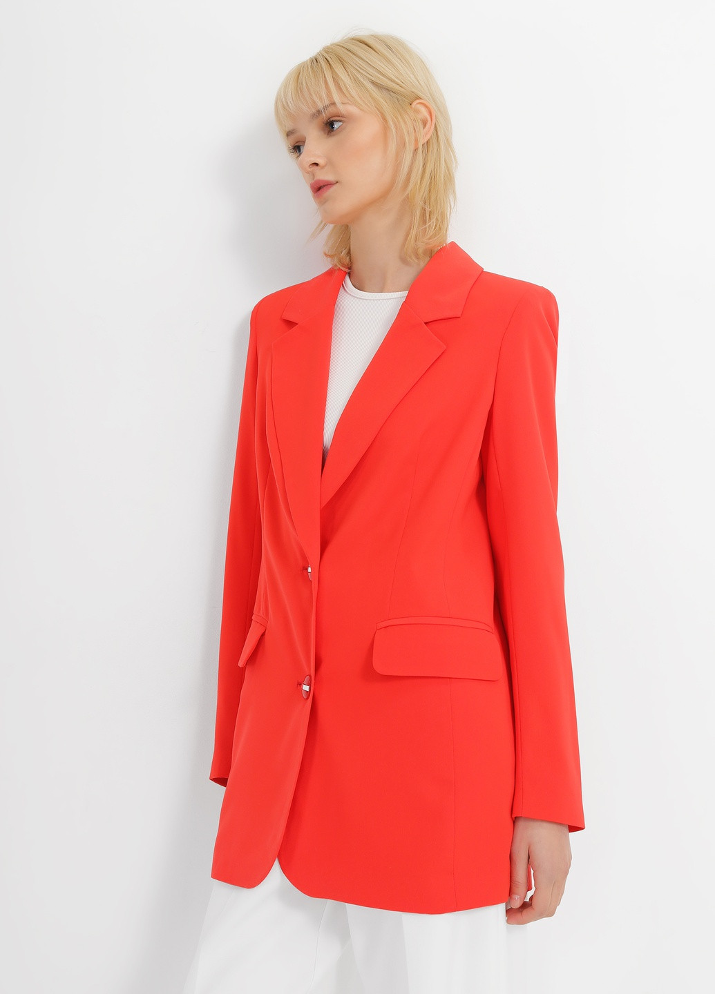 Красный женский женский пиджак 3035rd DANNA - демисезонный