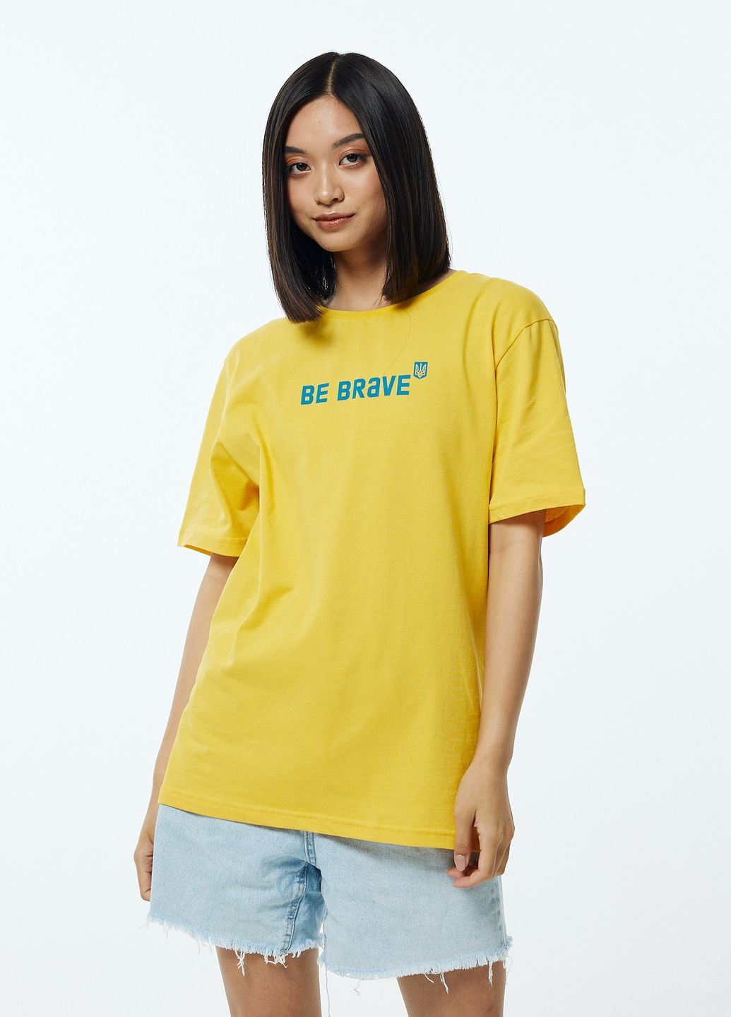 Желтая футболка Bravery