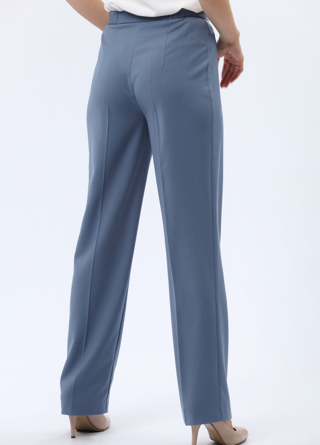 Серо-голубые классические демисезонные классические брюки Cat Orange
