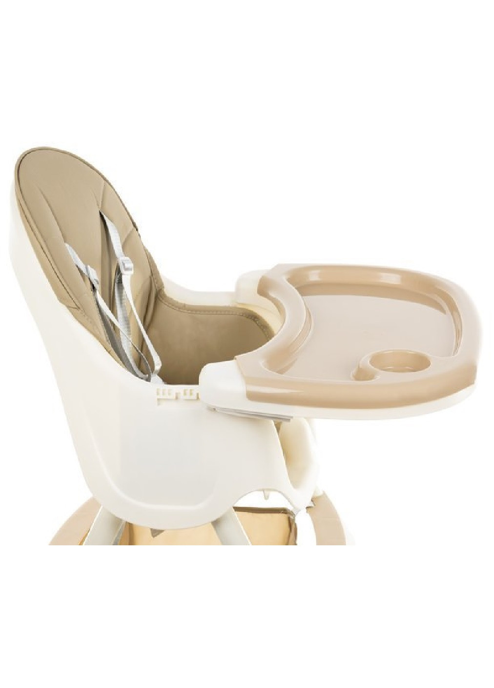 Дитяче крісло розбірне стільчик компактне для годування дітей малюків 3 в 1 з підносом (474761-Prob) Бежеве Unbranded (259644296)