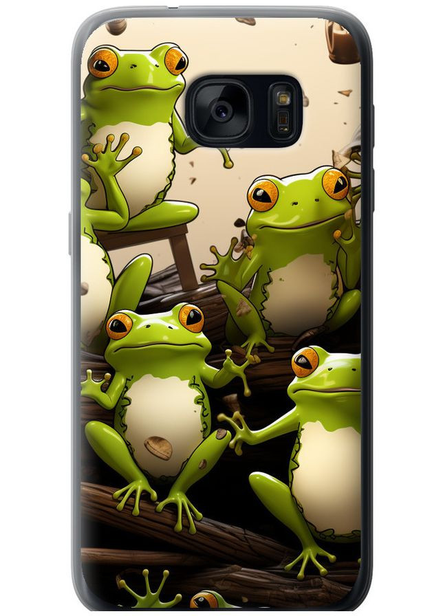 Силіконовий чохол 'Жабки' для Endorphone Samsung Galaxy S7 G930F (266908554)
