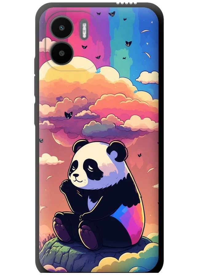 TPU черный чехол 'Панда в облаках' для Endorphone Xiaomi Redmi A1 (276314290)