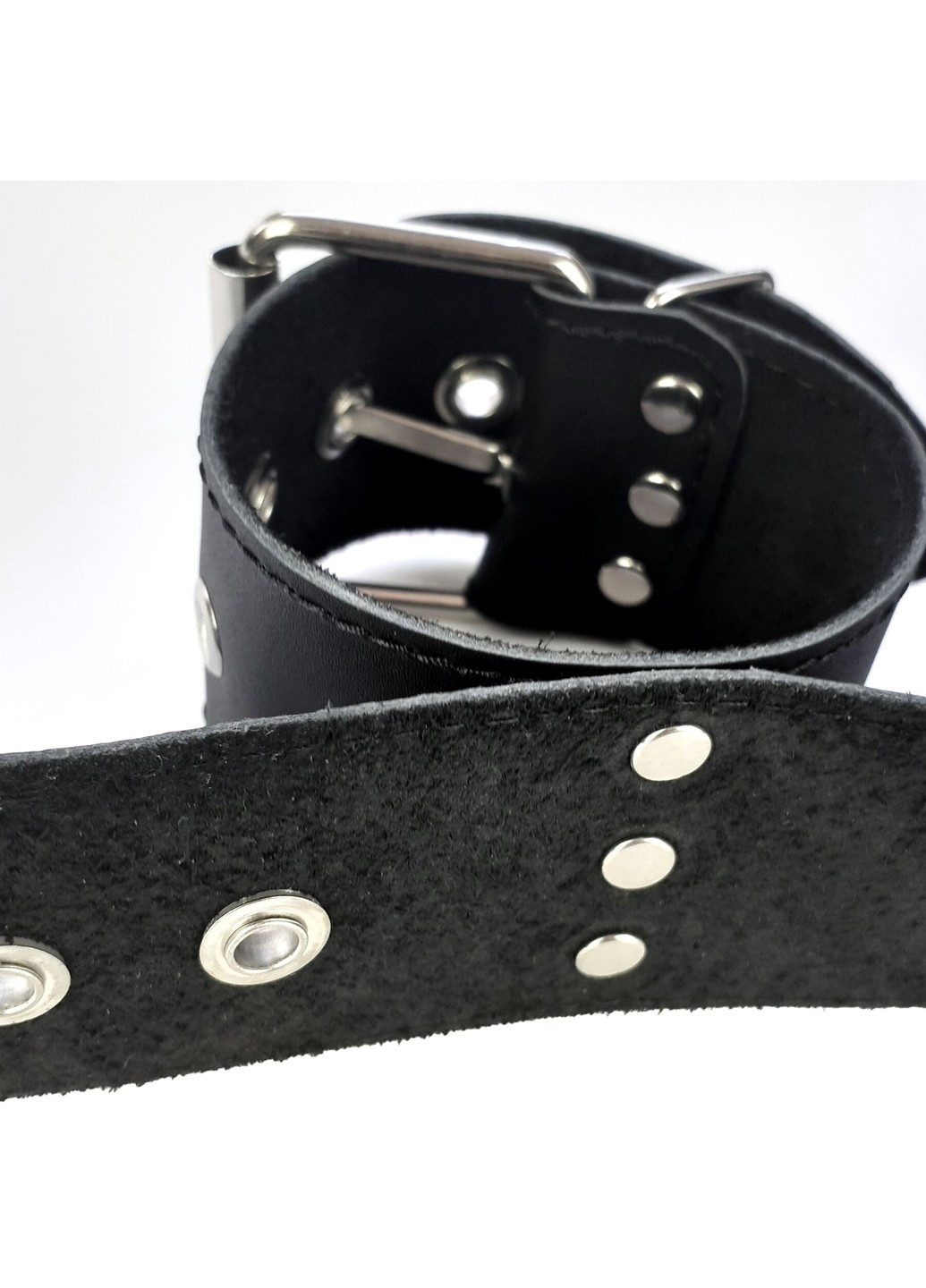 Ошейник с наручниками из натуральной кожи - Bondage Collar with Handcuffs Art of Sex (258614615)