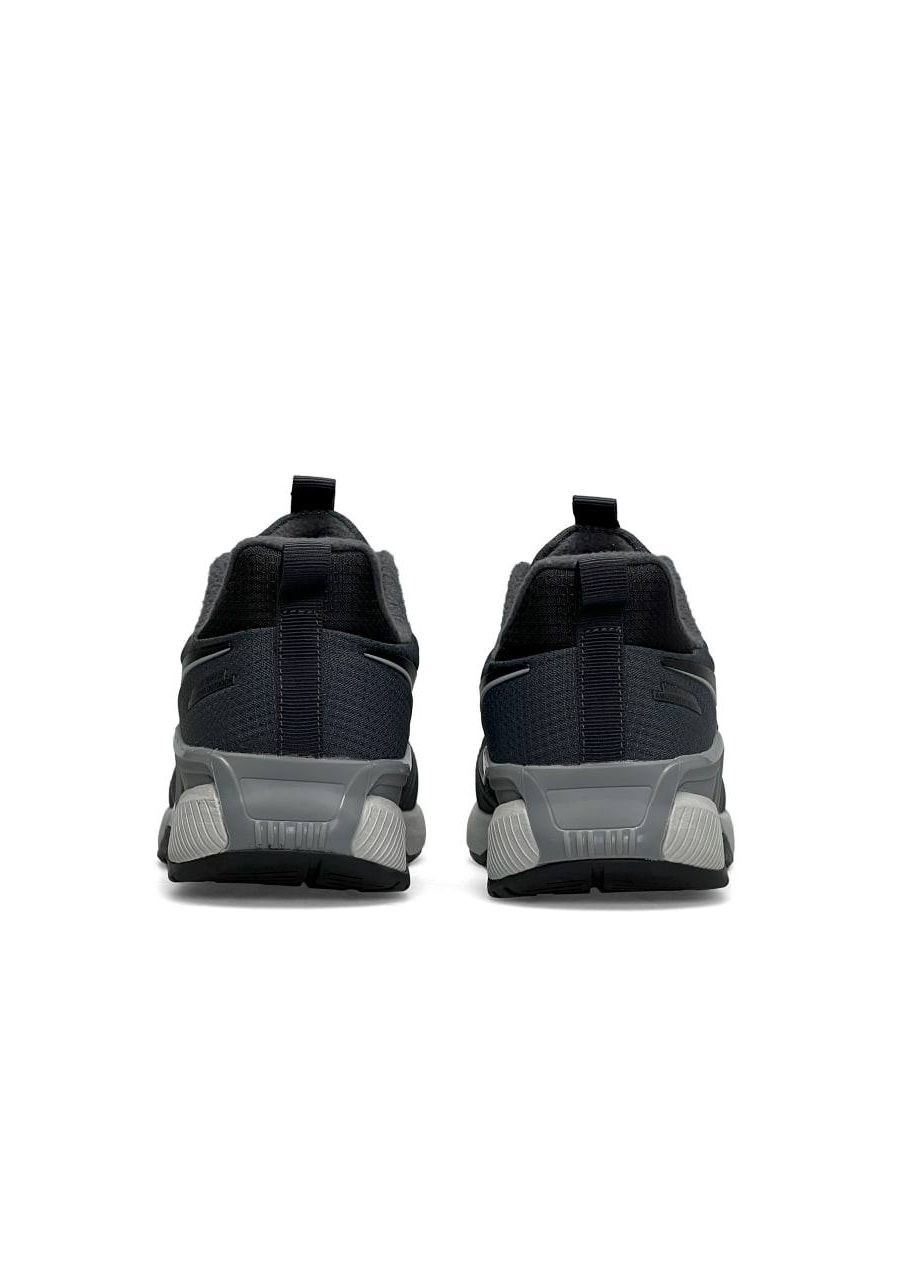 Сірі Осінні кросівки чоловічі, вьетнам Reebok Nano X2 Fleece Dark Gray White