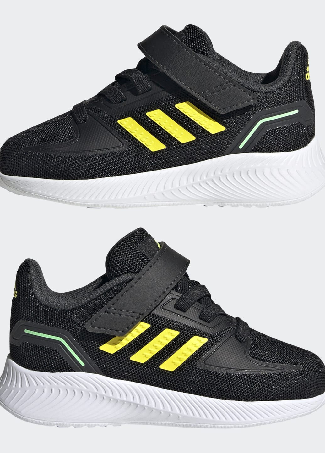 Чорні всесезонні кросівки для бігу runfalcon 2.0 adidas