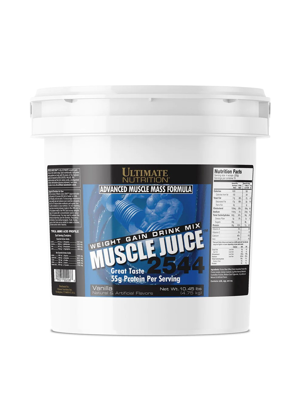 Висококалорійний Гейнер Muscle Juice 2544 - 6000г Ultimate Nutrition (270846140)