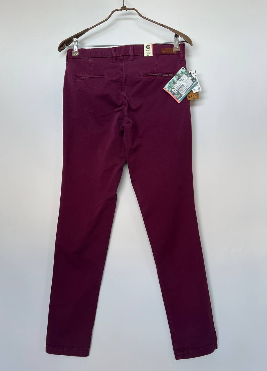 Фиолетовые повседневный демисезонные брюки Roxy
