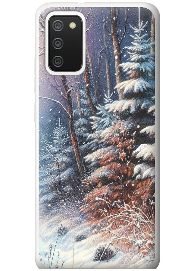 Силиконовый чехол 'Зимний пейзаж' для Endorphone Samsung Galaxy A02s A025F (275459823)