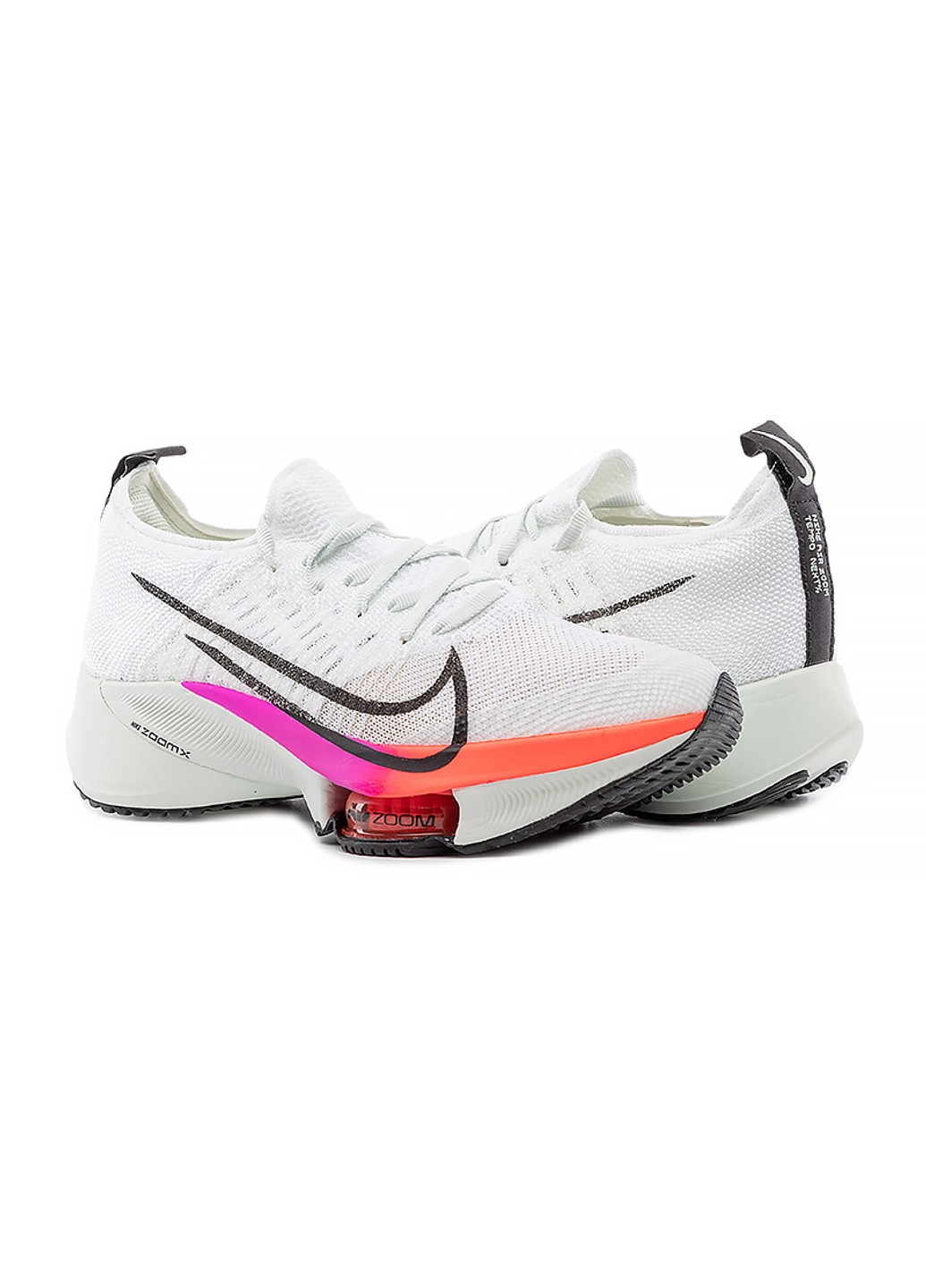 Белые демисезонные кроссовки air zoom tempo next fk Nike