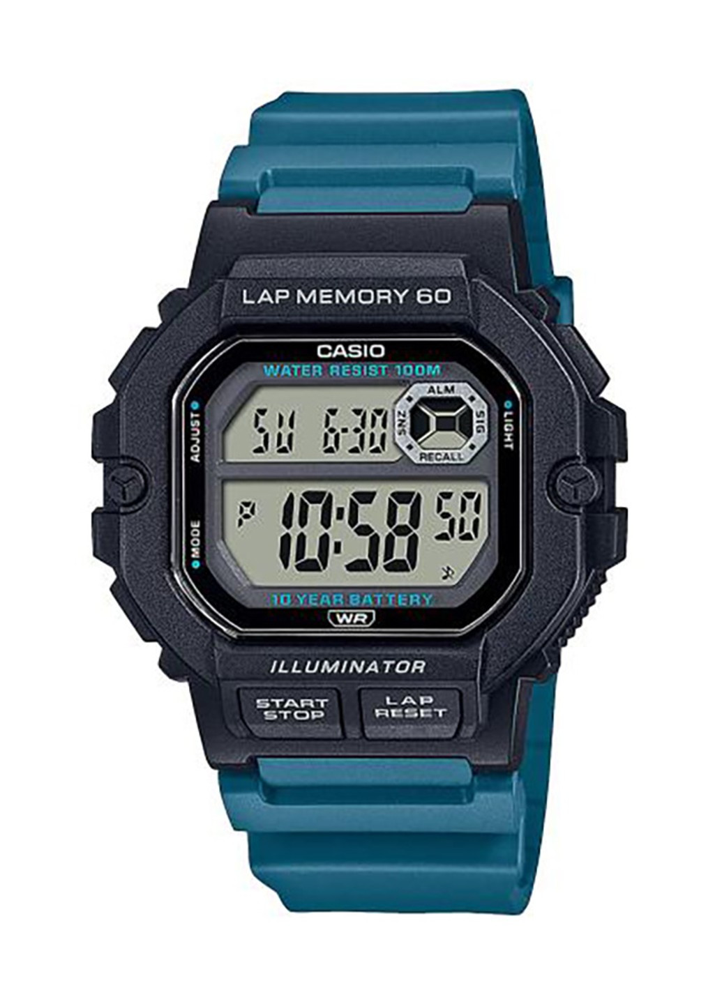 Часы WS-1400H-3AVDF Casio (259113985)