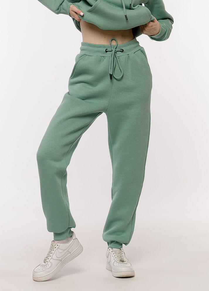 Женские спортивные брюки цвет мятный ЦБ-00223863 Yuki (263587994)