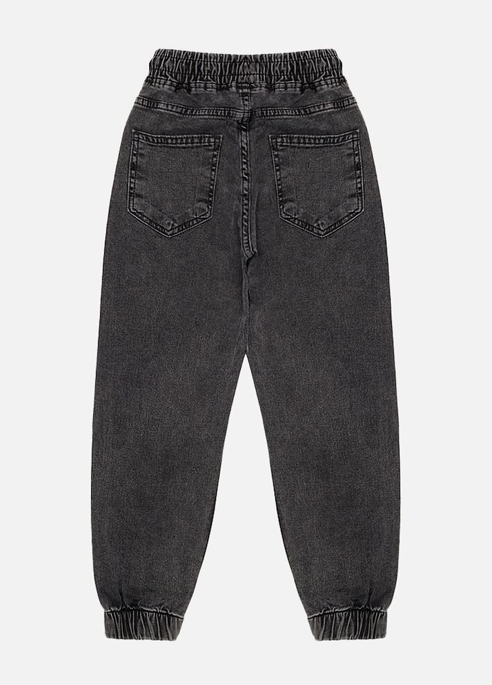 Серые демисезонные джинсовые джогеры для мальчика цвет серый цб-00224960 Altun