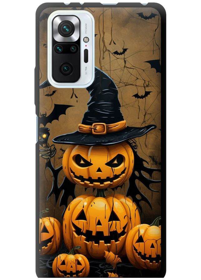TPU черный чехол 'Halloween 1' для Endorphone Xiaomi Redmi Note 10 Pro (266812365)